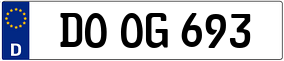 Truck License Plate